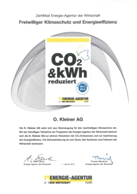 2013 CO2 Zertifikat D